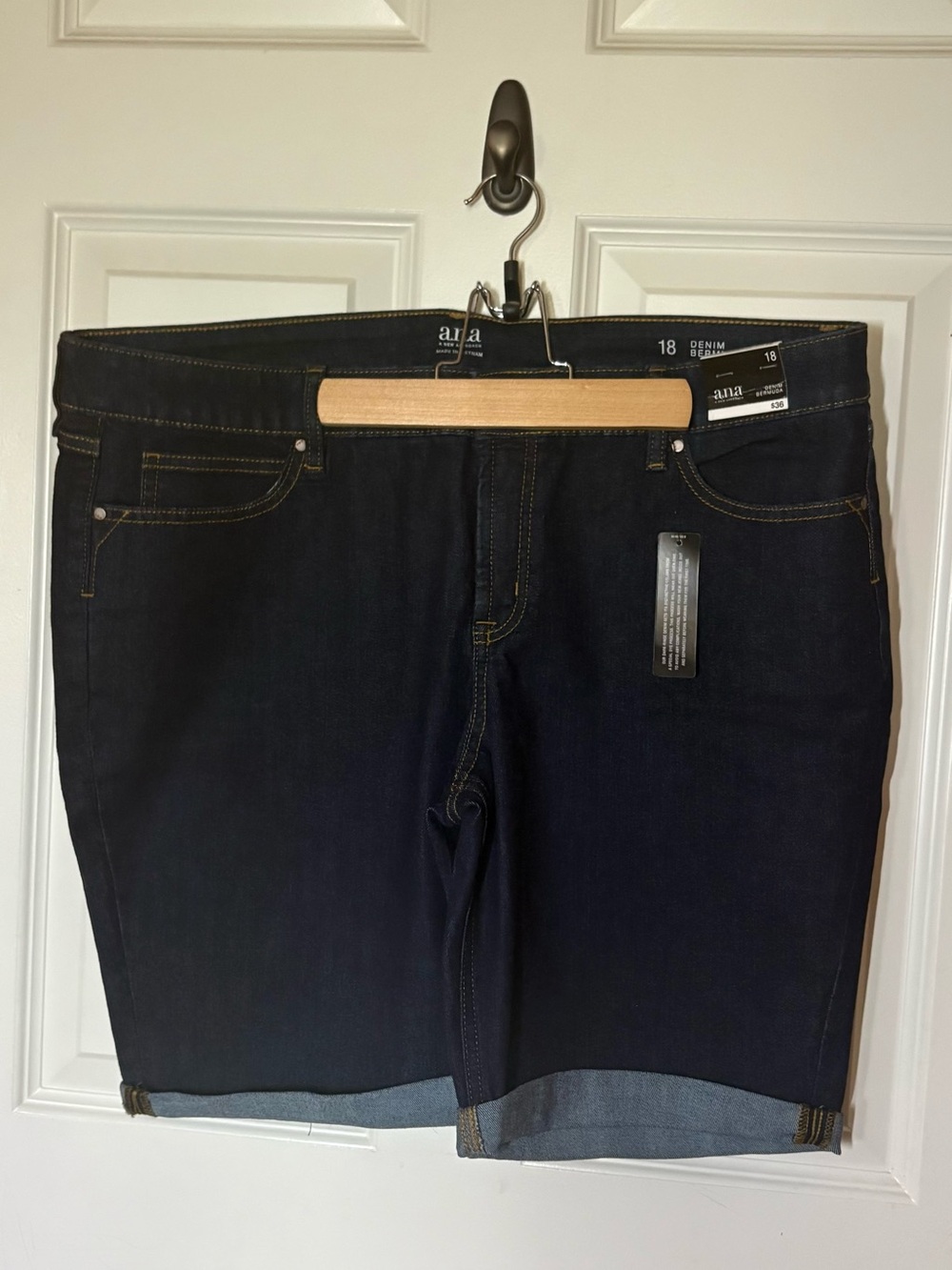 New Ana Denim Bermuda Shorts